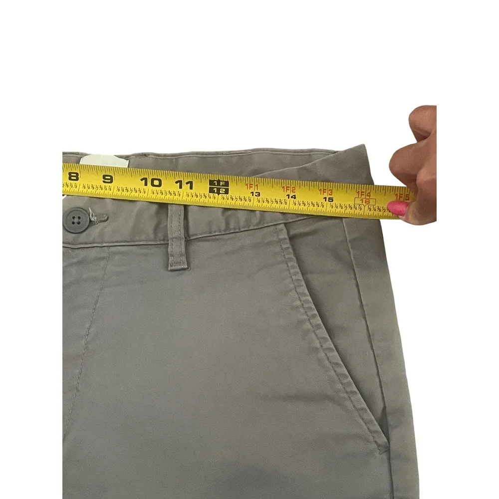 HM Mens Slim Fit Chino Pants Grey Size 32x32 Stretch Cotton Trousers 1019838-8